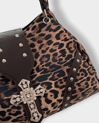 Bolso tipo cartera de ante sintético RIZANA