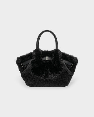 Bolso tipo cartera de ante sintético RIZANA