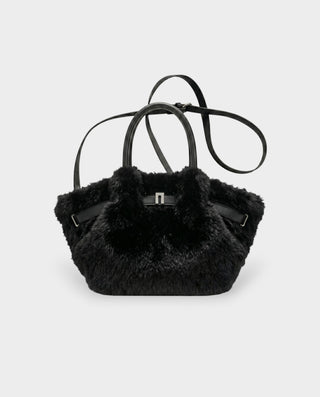 Bolso tipo cartera de ante sintético RIZANA