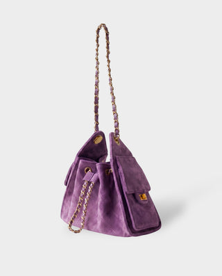 Bolso tipo cartera de ante sintético RIZANA