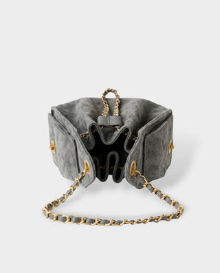 Bolso tipo cartera de ante sintético RIZANA