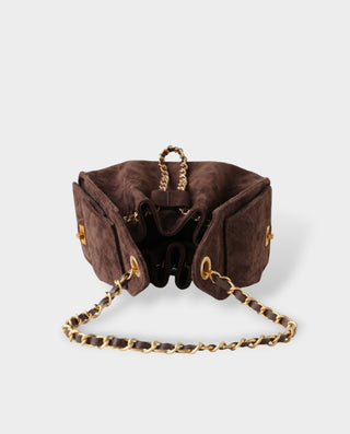 Bolso tipo cartera de ante sintético RIZANA