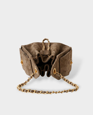 Bolso tipo cartera de ante sintético RIZANA