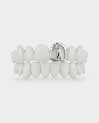 Plated Sculpted Figure Tooth Grill