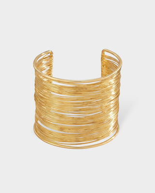 Multi Layered Wire Cuff Bracelet
