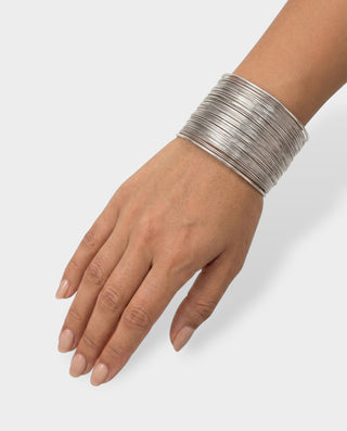 Multi Layered Wire Cuff Bracelet