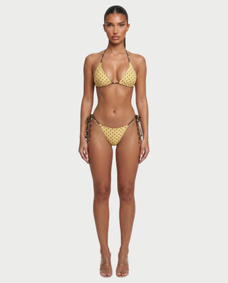 FINLEY Tie-Side Polka Dot Bikini Set