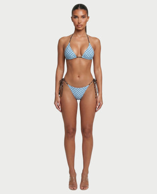 FINLEY Tie-Side Polka Dot Bikini Set