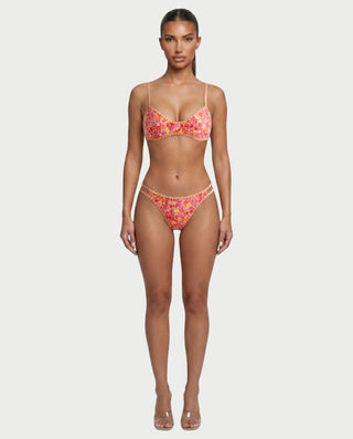 FENA Two-piece Strappy Floral Bikini Set