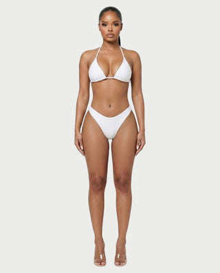 AMELLA Bikini & Shimmery Cover-Up Dress Three-Piece Set