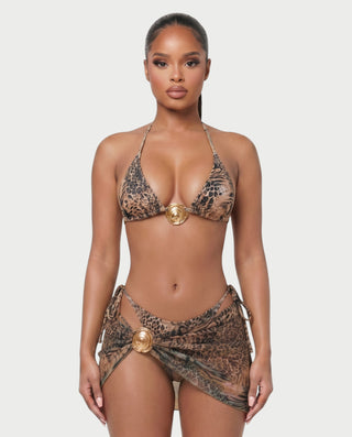 Bikini de cadena de leopardo LYDIA