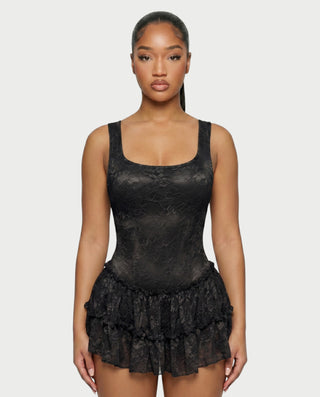 Vestido mini de vendaje AQUINO