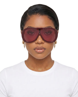Oversized Shield Sunglasses