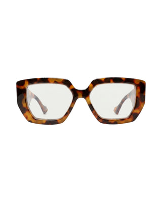 Retro Clear Lens Oversized Sunglasses