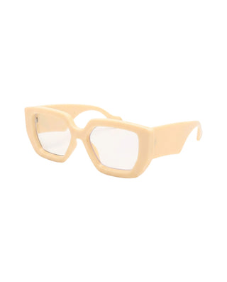 Retro Clear Lens Oversized Sunglasses