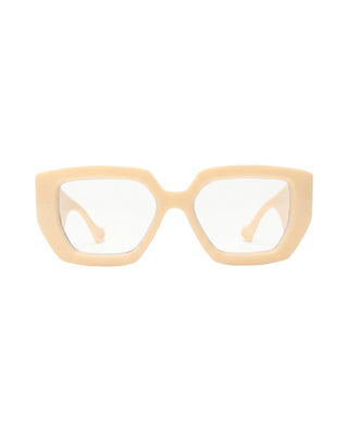 Retro Clear Lens Oversized Sunglasses