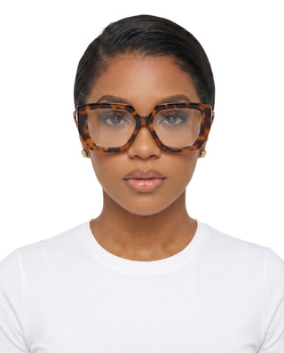 Retro Clear Lens Oversized Sunglasses