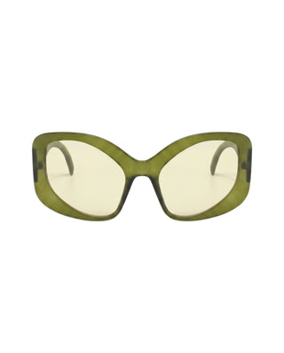 Oversized Retro Cat-Eye Sunglasses