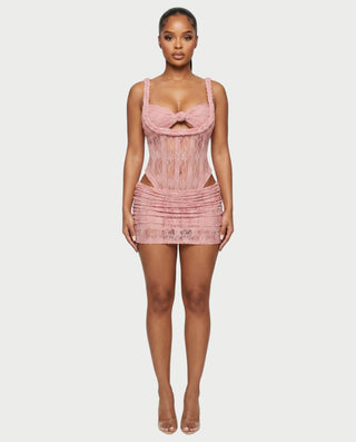 Vestido mini de vendaje AQUINO