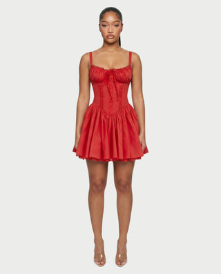 Vestido mini de vendaje AQUINO