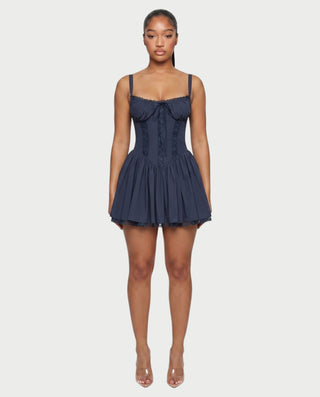 Vestido mini de vendaje AQUINO