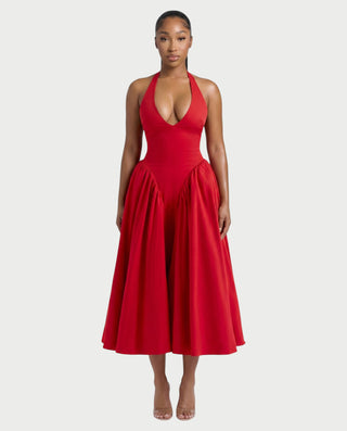Vestido mini de vendaje AQUINO