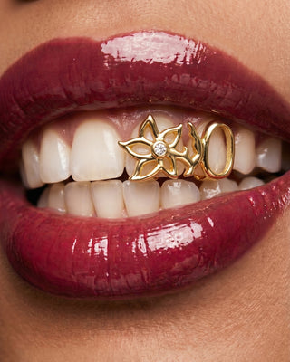 Floral Tooth Gem