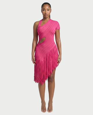 Vestido mini de vendaje AQUINO