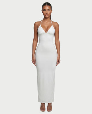 PALMER Butterfly Lace Back Maxi Dress