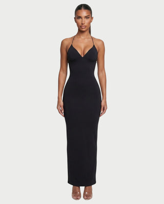 PALMER Butterfly Lace Back Maxi Dress