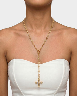 Cross Link Chain Necklace