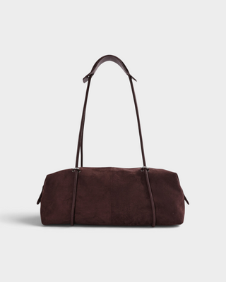 SUAY Wraparound Twin Strap Barrel Shoulder Bag