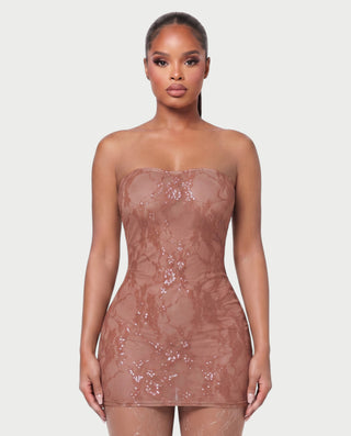 Conjunto de minivestido y medias NATASHA