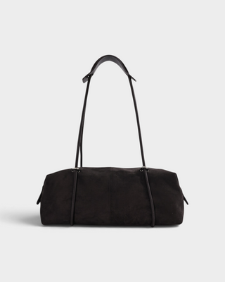 SUAY Wraparound Twin Strap Barrel Shoulder Bag