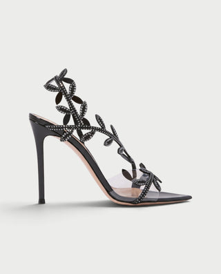 CARISSA Rhinestone Leaf Stiletto Heels