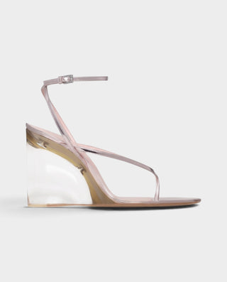 ASTER Ankle Strap Thong Wedge Sandals