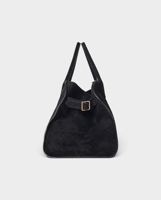 ROSALYN Oversized Suede Slouchy Shoulder Tote Bag