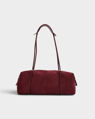 SUAY Wraparound Twin Strap Barrel Shoulder Bag