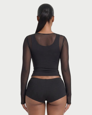DEIA Mesh Detail Four-Piece Set