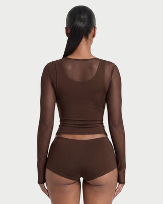 DEIA Mesh Detail Four-Piece Set