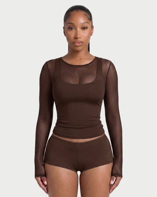 DEIA Mesh Detail Four-Piece Set