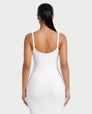 ZEBIANA Butterfly Spaghetti Strap Bodycon Midi Dress