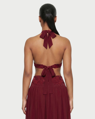 Vestido largo con aberturas JOVANA