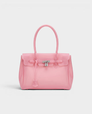 FERY Large Transparent Clasp Jelly Shoulder Bag