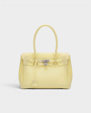 FERY Large Transparent Clasp Jelly Shoulder Bag
