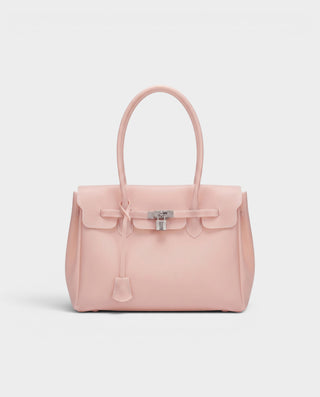 FERY Large Transparent Clasp Jelly Shoulder Bag