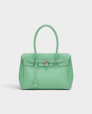 FERY Large Transparent Clasp Jelly Shoulder Bag