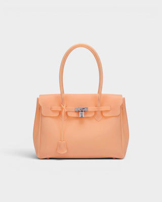 FERY Large Transparent Clasp Jelly Shoulder Bag