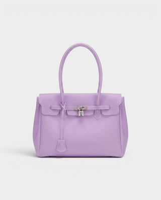 FERY Large Transparent Clasp Jelly Shoulder Bag
