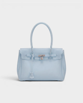 FERY Large Transparent Clasp Jelly Shoulder Bag